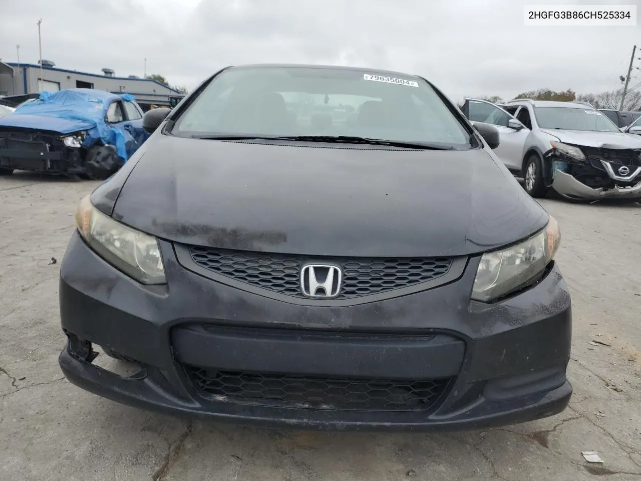 2012 Honda Civic Ex VIN: 2HGFG3B86CH525334 Lot: 79635004