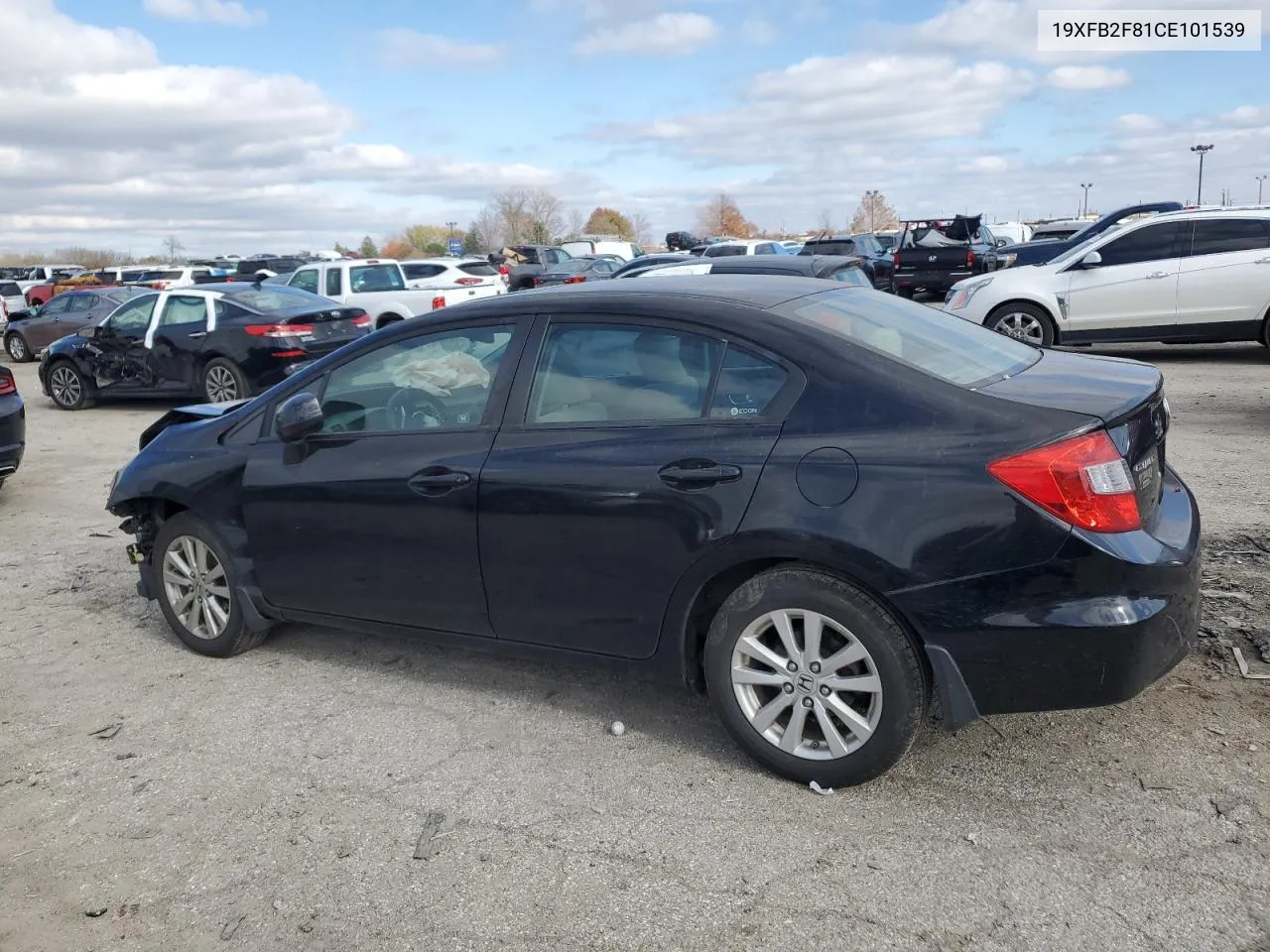 2012 Honda Civic Ex VIN: 19XFB2F81CE101539 Lot: 79642984