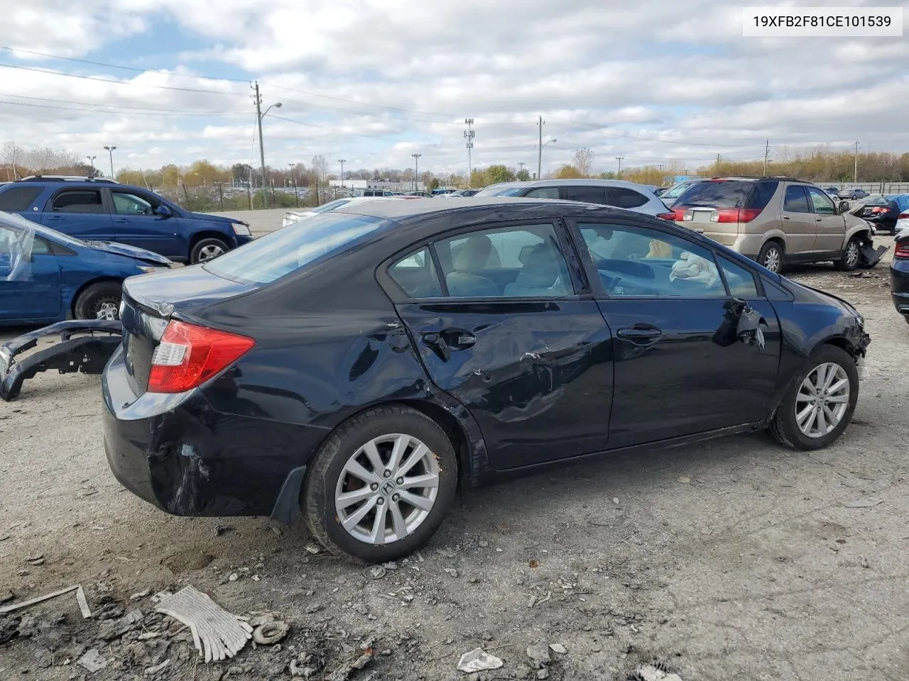 2012 Honda Civic Ex VIN: 19XFB2F81CE101539 Lot: 79642984