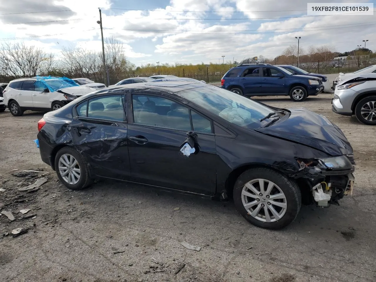 2012 Honda Civic Ex VIN: 19XFB2F81CE101539 Lot: 79642984