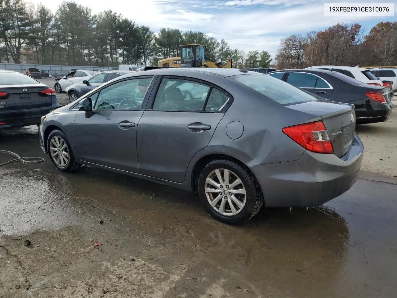 2012 Honda Civic Exl VIN: 19XFB2F91CE310076 Lot: 80791294