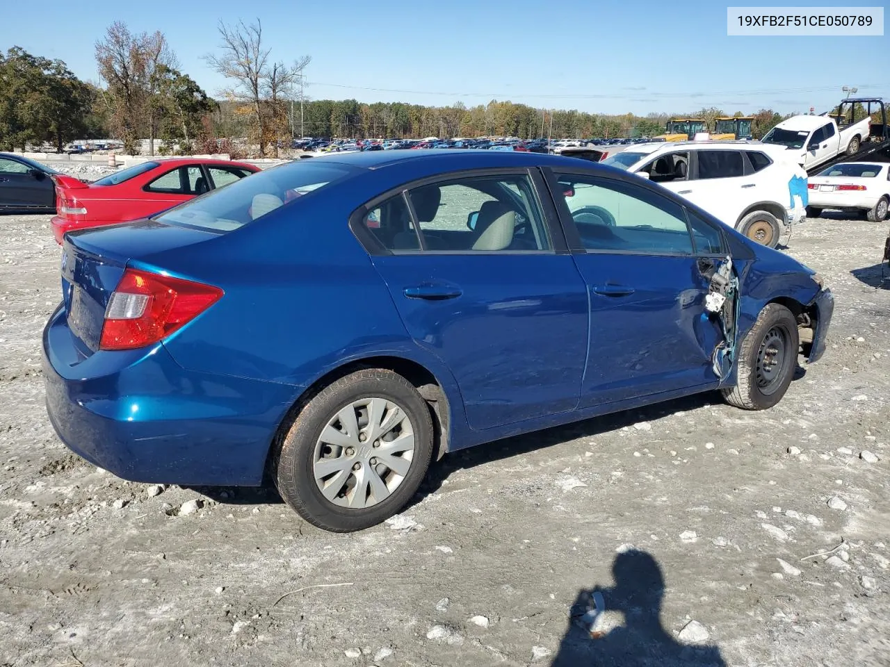 2012 Honda Civic Lx VIN: 19XFB2F51CE050789 Lot: 80893814