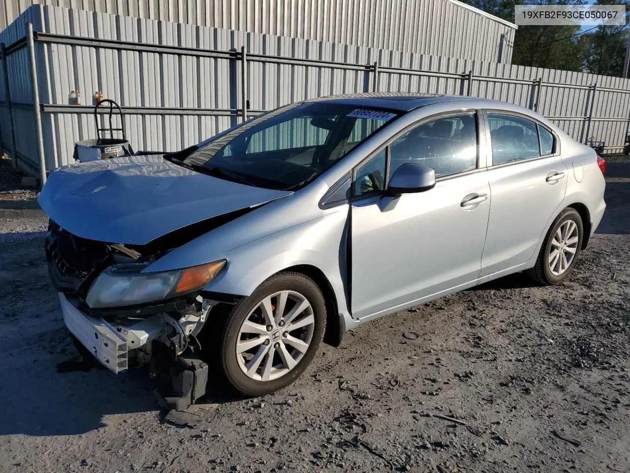 2012 Honda Civic Exl VIN: 19XFB2F93CE050067 Lot: 80957724