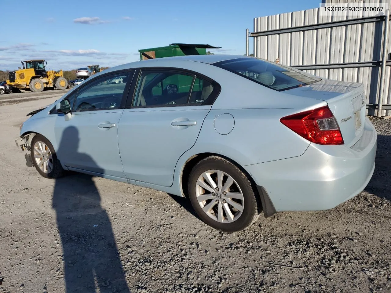 2012 Honda Civic Exl VIN: 19XFB2F93CE050067 Lot: 80957724