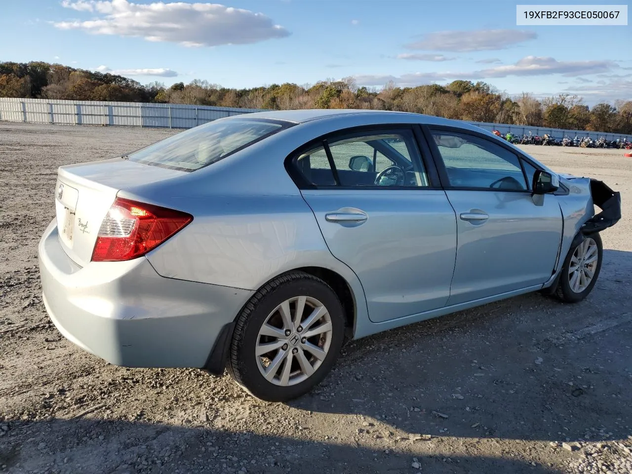 2012 Honda Civic Exl VIN: 19XFB2F93CE050067 Lot: 80957724