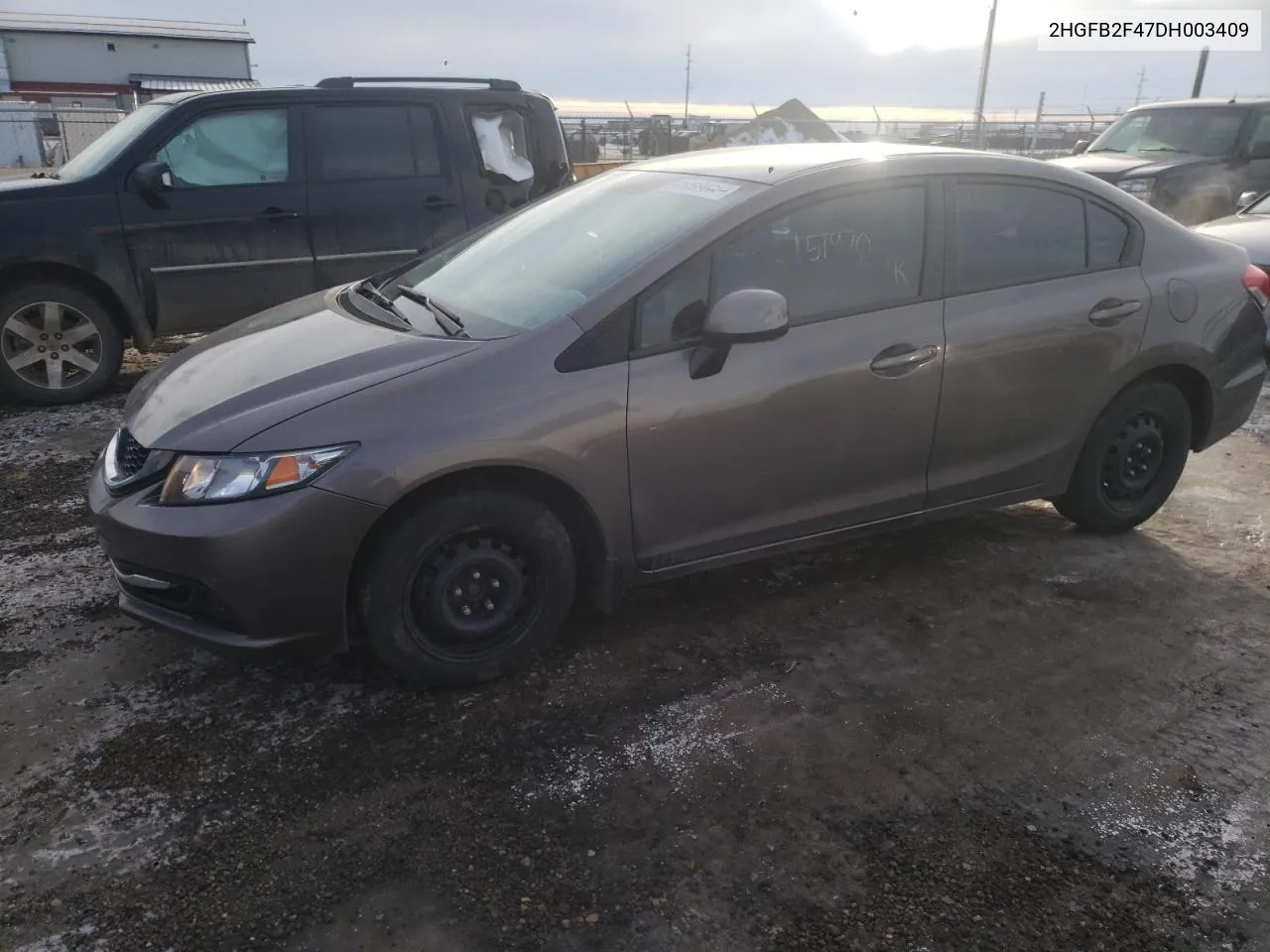 2HGFB2F47DH003409 2013 Honda Civic Lx