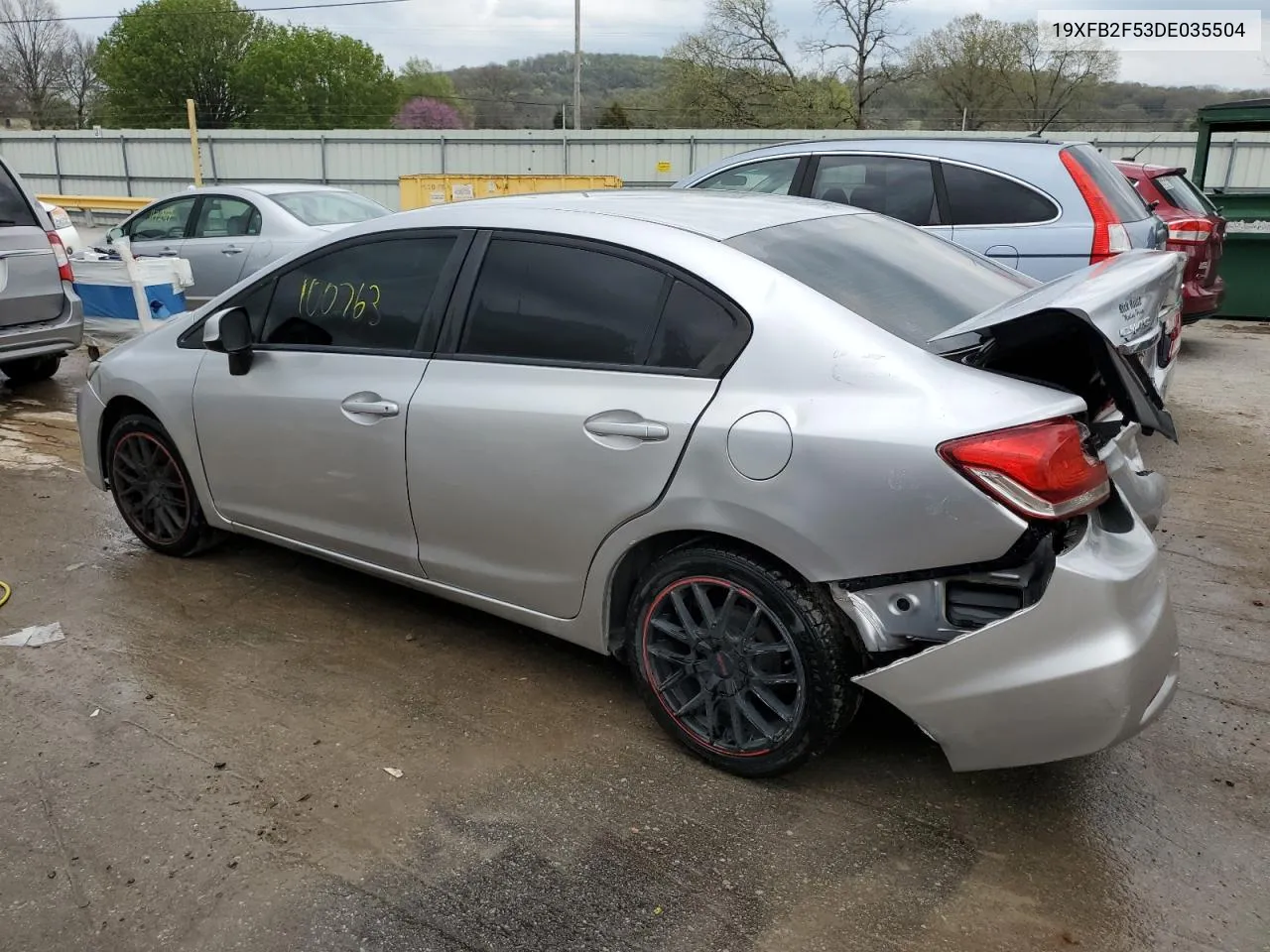 2013 Honda Civic Lx VIN: 19XFB2F53DE035504 Lot: 49316284