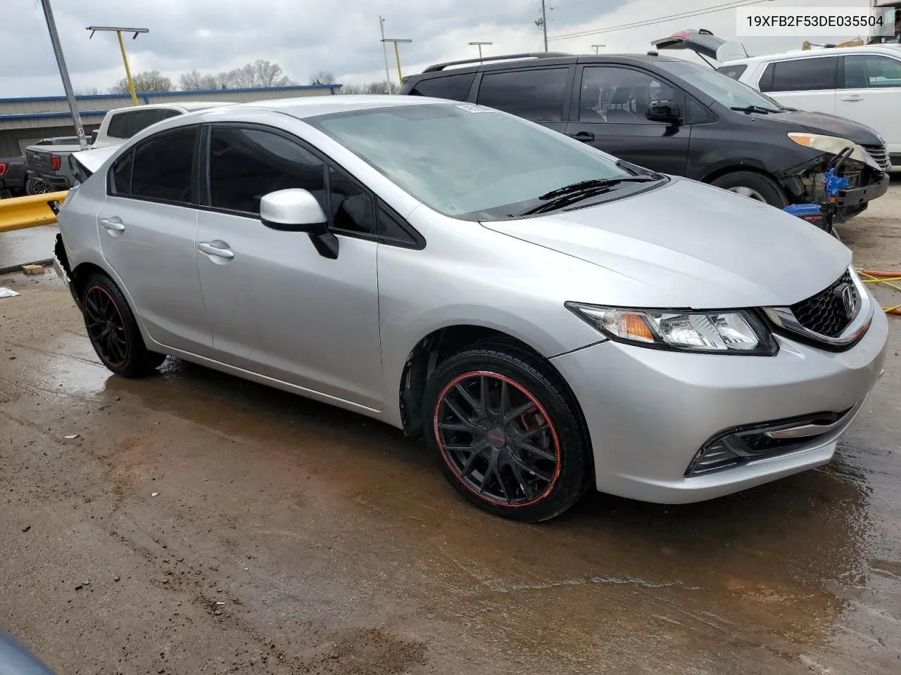 2013 Honda Civic Lx VIN: 19XFB2F53DE035504 Lot: 49316284