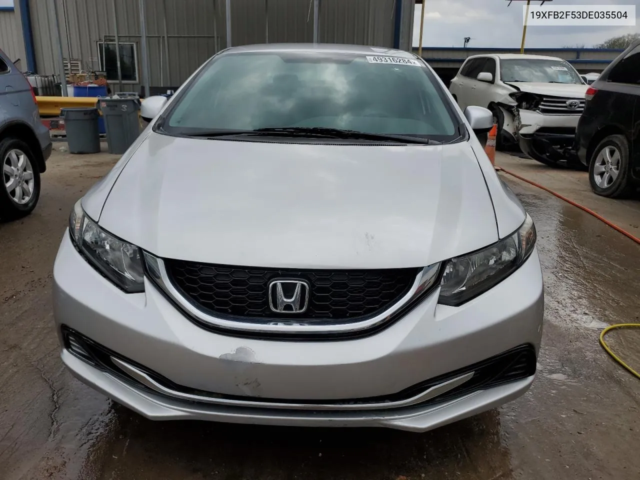 2013 Honda Civic Lx VIN: 19XFB2F53DE035504 Lot: 49316284