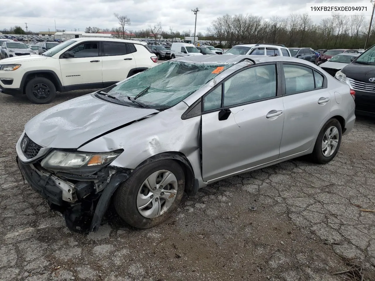 2013 Honda Civic Lx VIN: 19XFB2F5XDE094971 Lot: 49379474