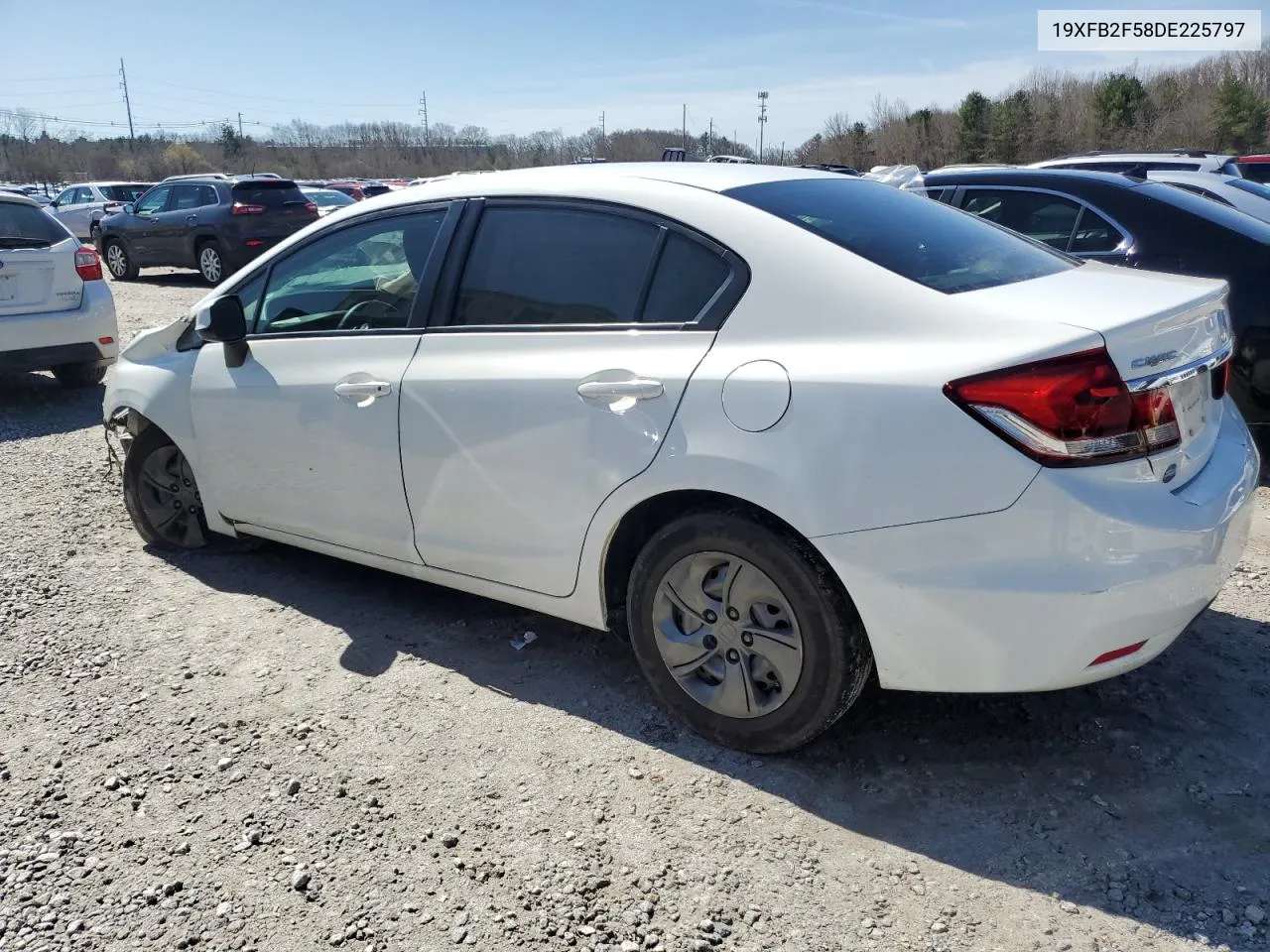 2013 Honda Civic Lx VIN: 19XFB2F58DE225797 Lot: 49736784