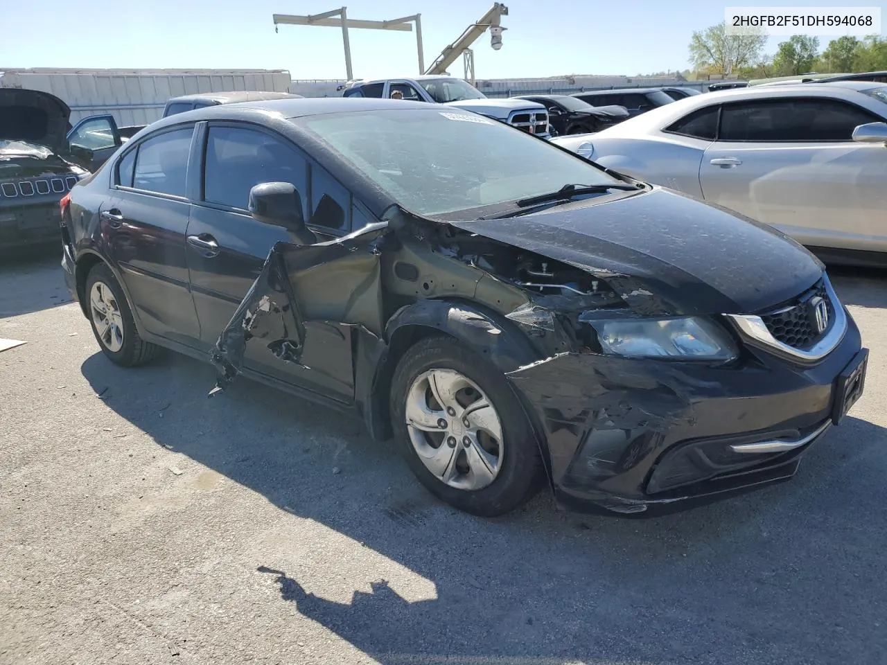 2HGFB2F51DH594068 2013 Honda Civic Lx