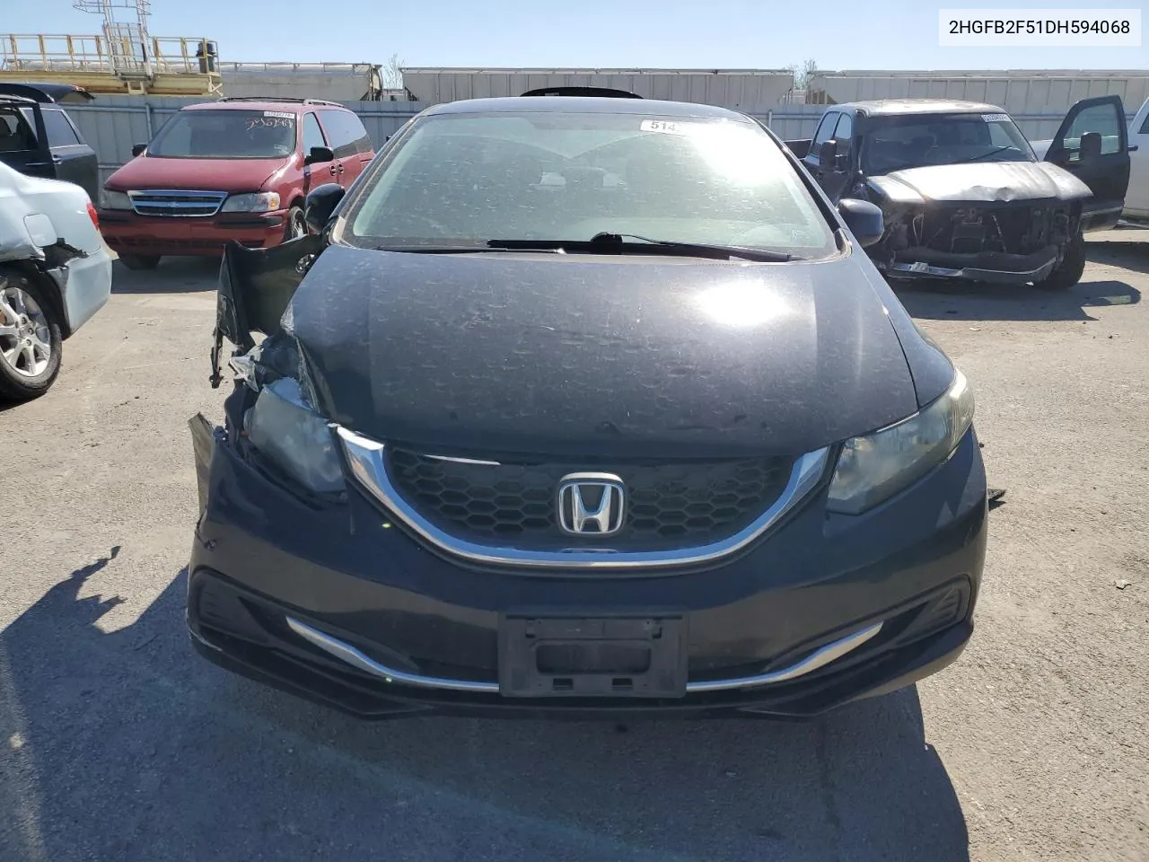 2HGFB2F51DH594068 2013 Honda Civic Lx