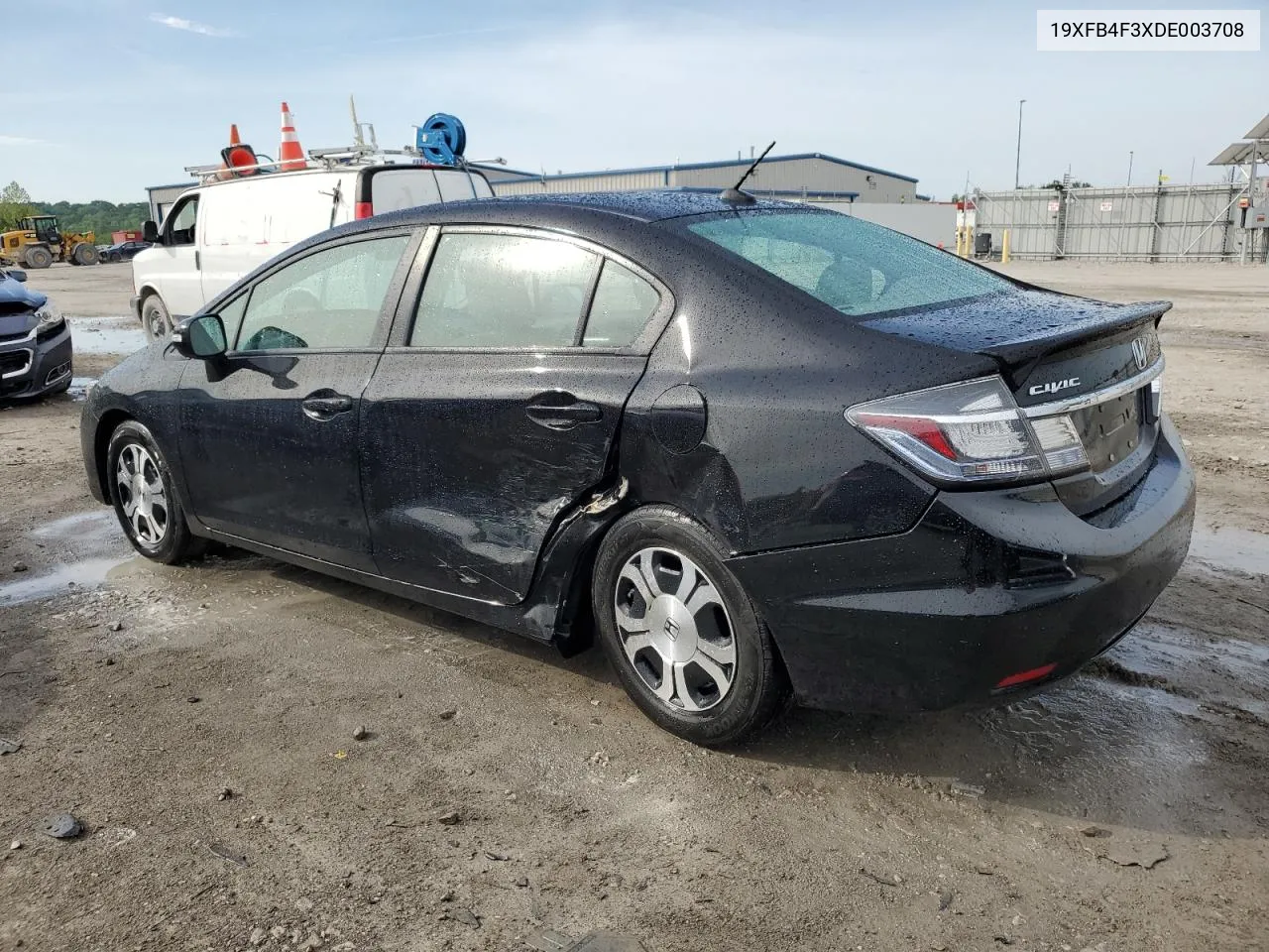 2013 Honda Civic Hybrid L VIN: 19XFB4F3XDE003708 Lot: 53045234