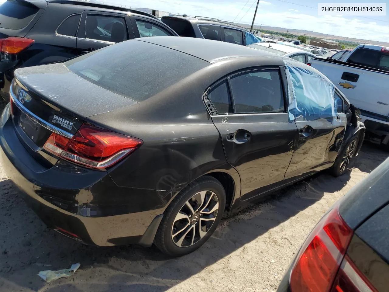 2HGFB2F84DH514059 2013 Honda Civic Ex