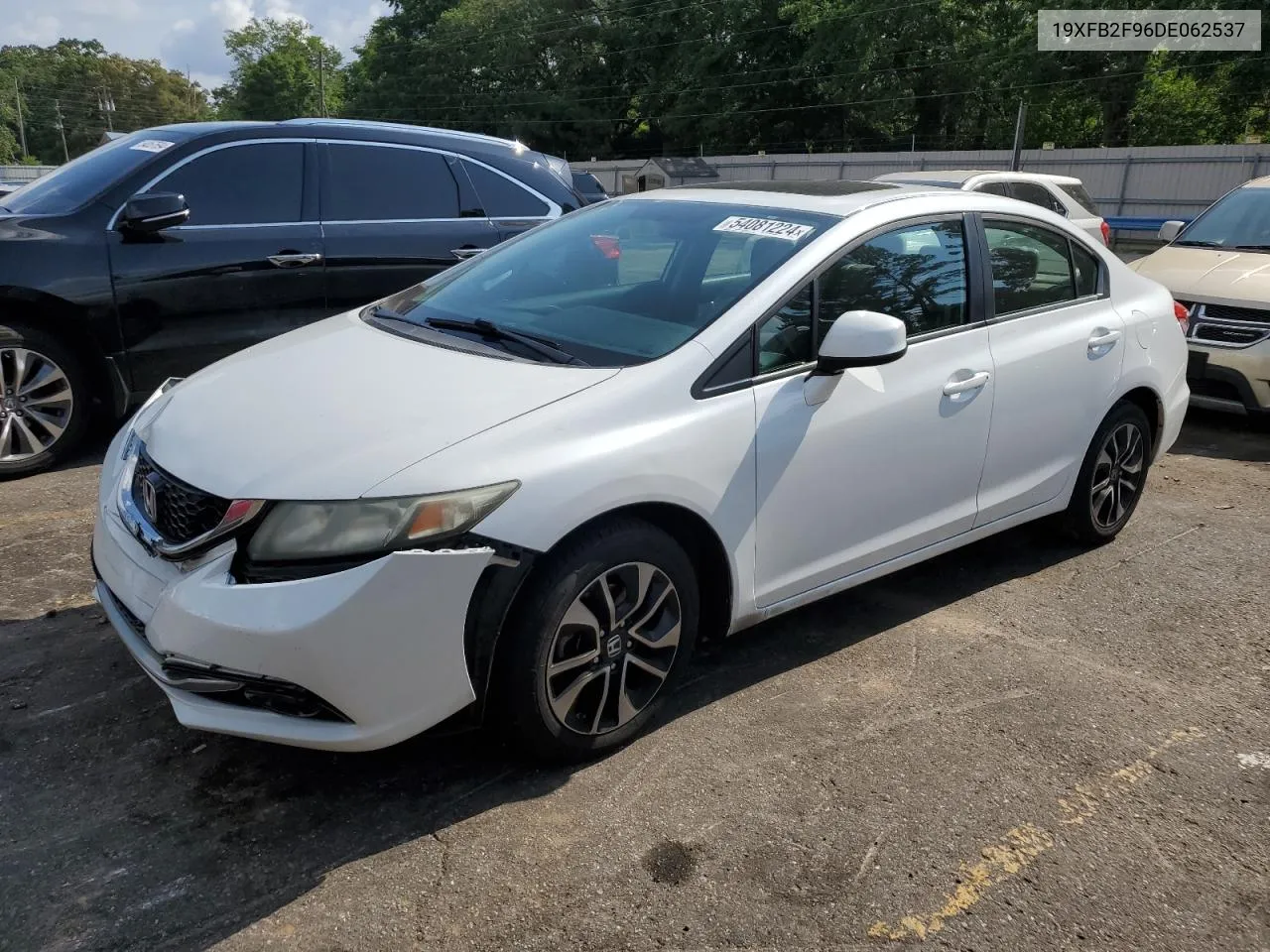 2013 Honda Civic Exl VIN: 19XFB2F96DE062537 Lot: 54081224