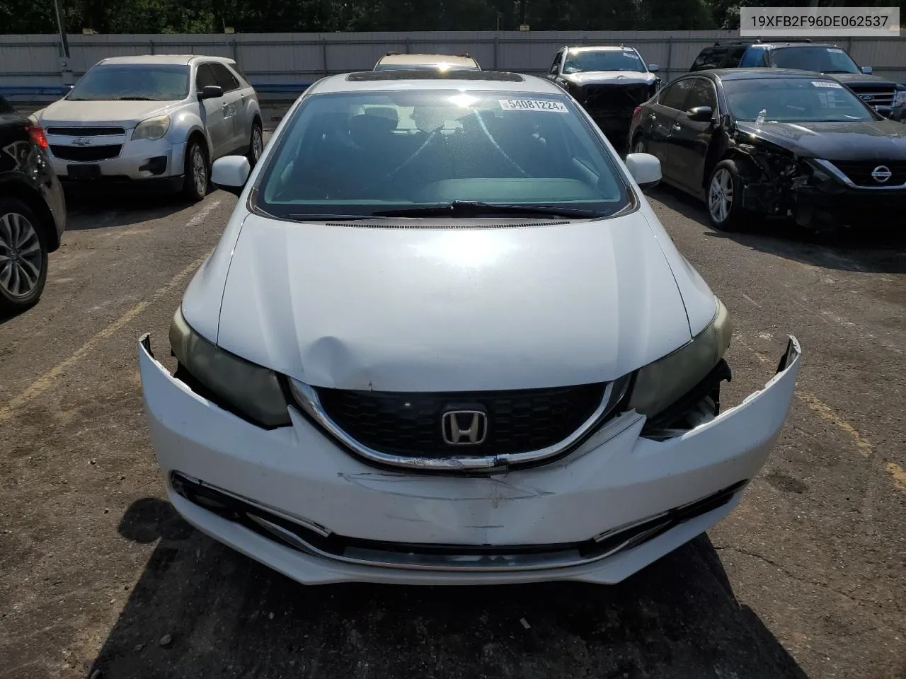 2013 Honda Civic Exl VIN: 19XFB2F96DE062537 Lot: 54081224