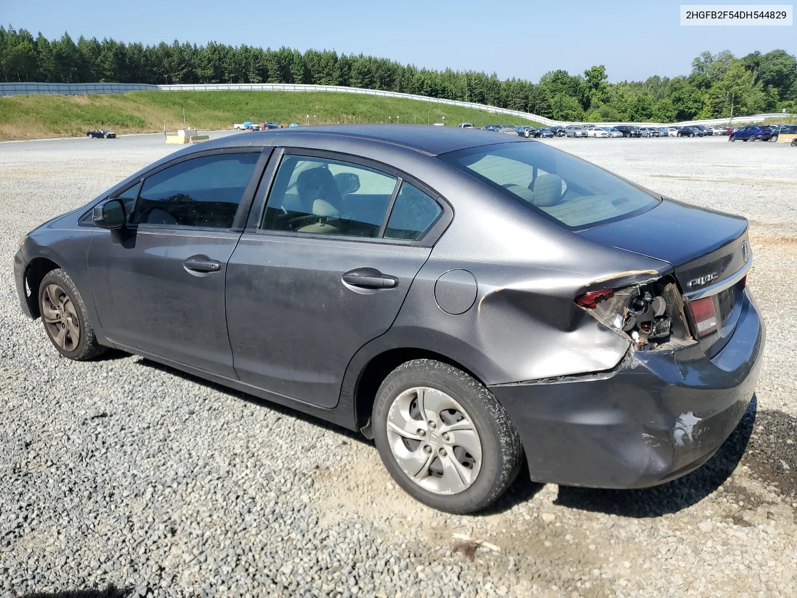 2013 Honda Civic Lx VIN: 2HGFB2F54DH544829 Lot: 55547434