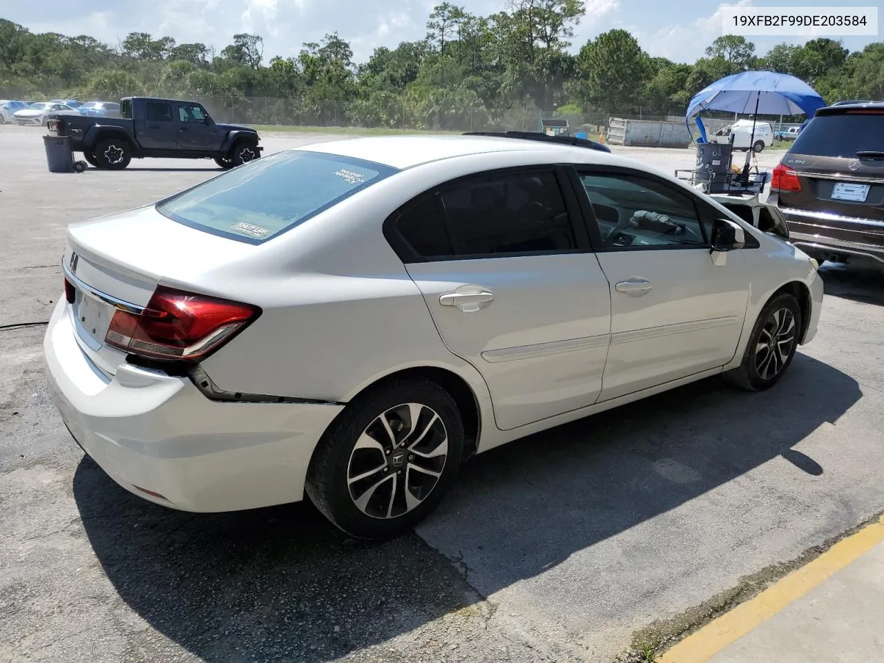 2013 Honda Civic Exl VIN: 19XFB2F99DE203584 Lot: 56520164