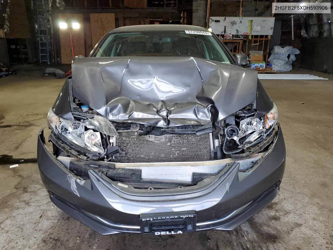 2HGFB2F5XDH593906 2013 Honda Civic Lx