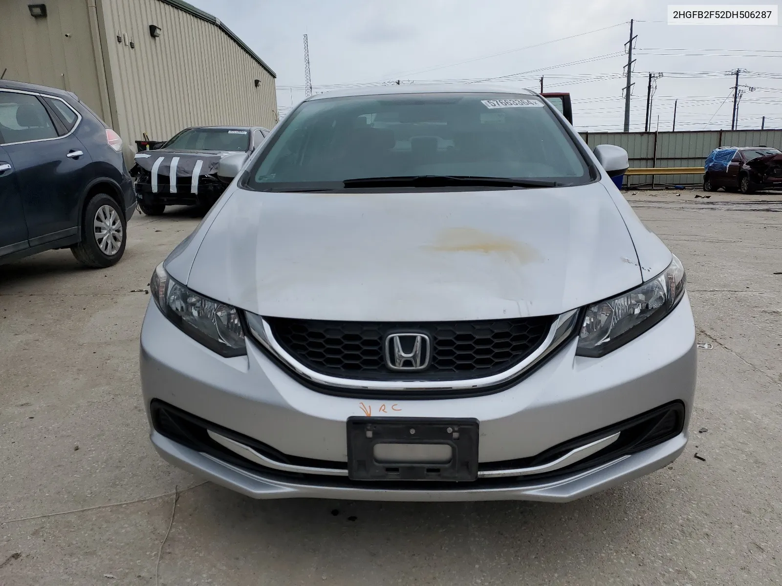 2HGFB2F52DH506287 2013 Honda Civic Lx