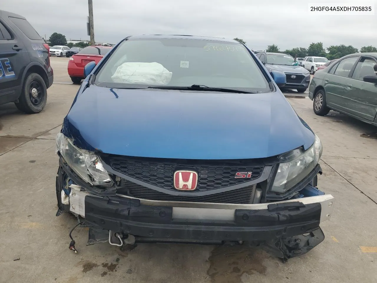 2013 Honda Civic Si VIN: 2HGFG4A5XDH705835 Lot: 57821584