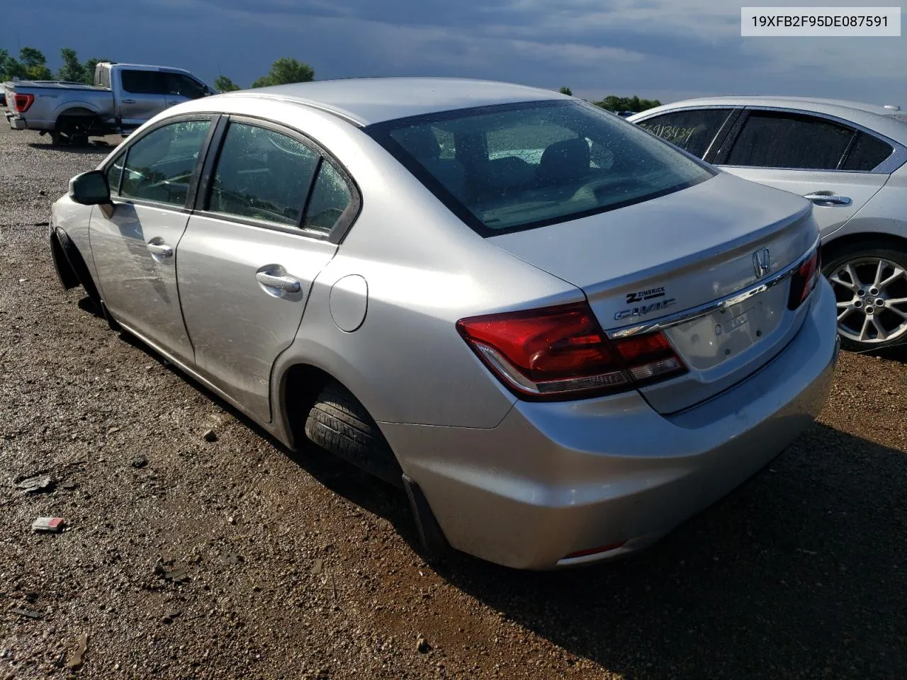 2013 Honda Civic Exl VIN: 19XFB2F95DE087591 Lot: 58504744