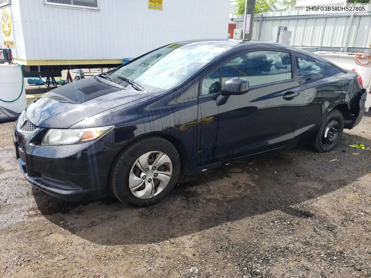 2013 Honda Civic Lx VIN: 2HGFG3B58DH527805 Lot: 58611184