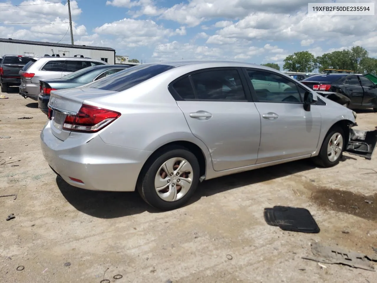 2013 Honda Civic Lx VIN: 19XFB2F50DE235594 Lot: 59628684