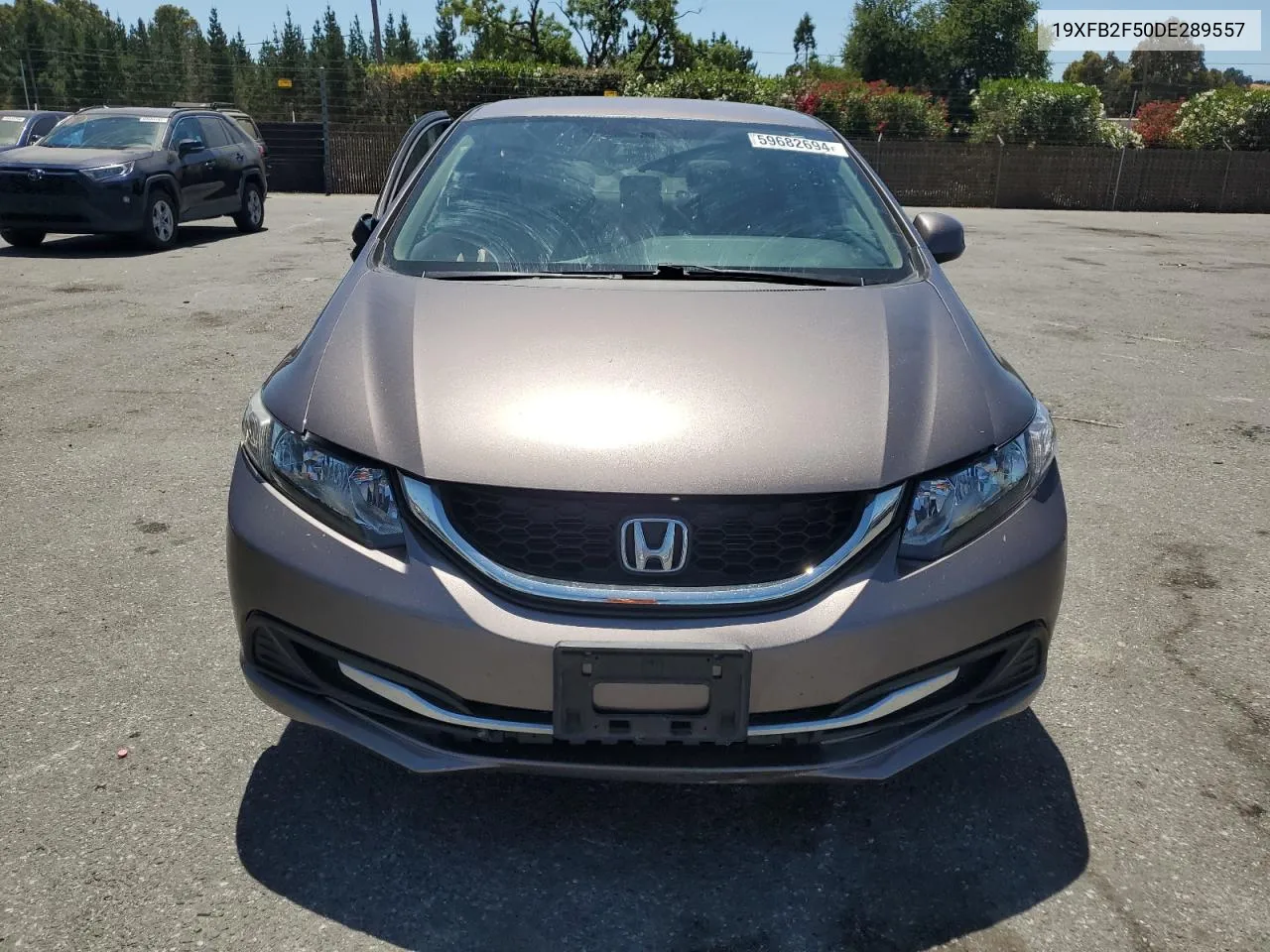 2013 Honda Civic Lx VIN: 19XFB2F50DE289557 Lot: 59682694