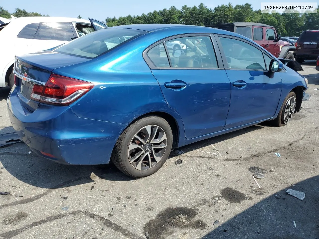 2013 Honda Civic Ex VIN: 19XFB2F87DE210749 Lot: 59853464