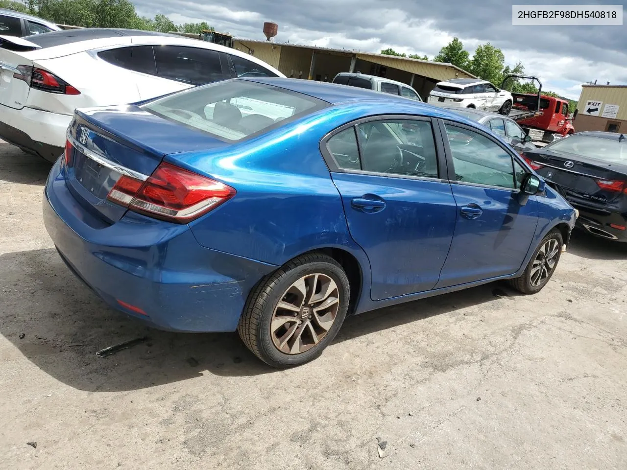 2HGFB2F98DH540818 2013 Honda Civic Exl