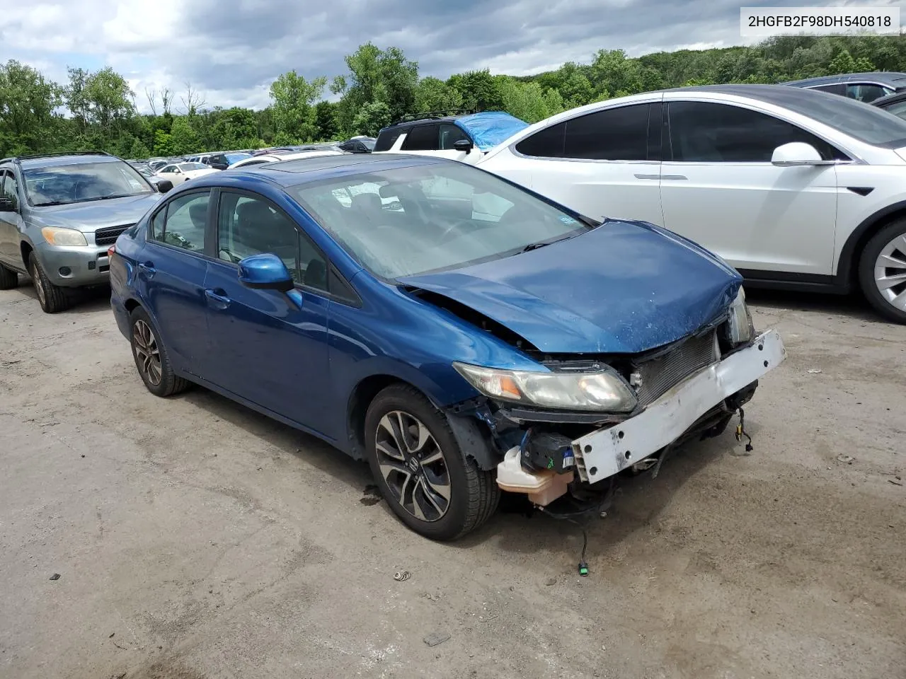 2HGFB2F98DH540818 2013 Honda Civic Exl