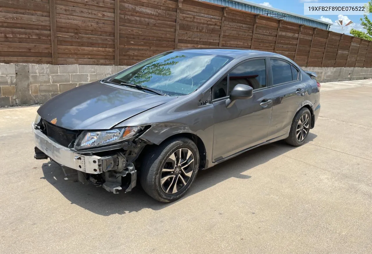 19XFB2F89DE076522 2013 Honda Civic Ex