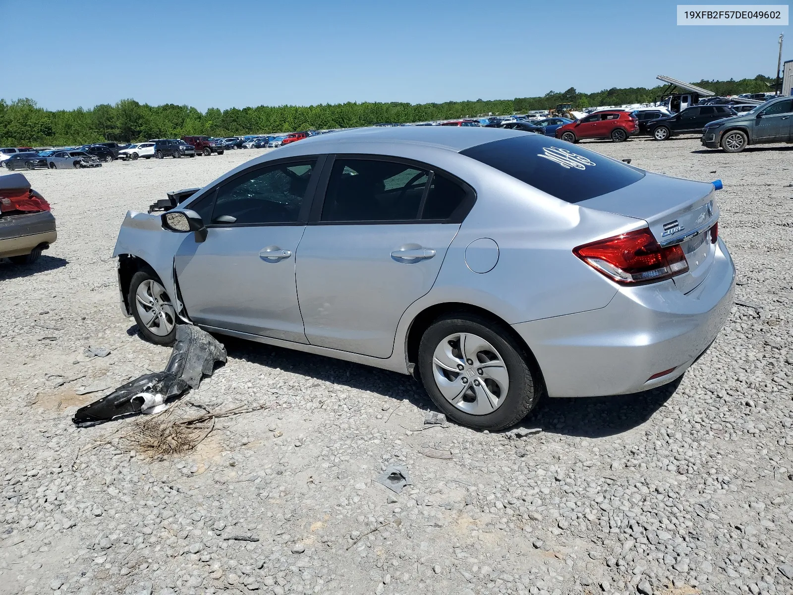 2013 Honda Civic Lx VIN: 19XFB2F57DE049602 Lot: 61381104