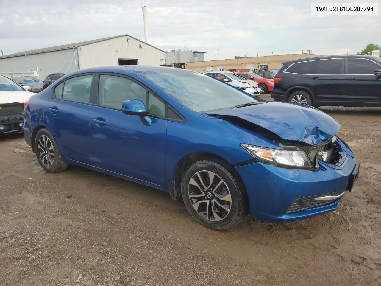 19XFB2F81DE287794 2013 Honda Civic Ex