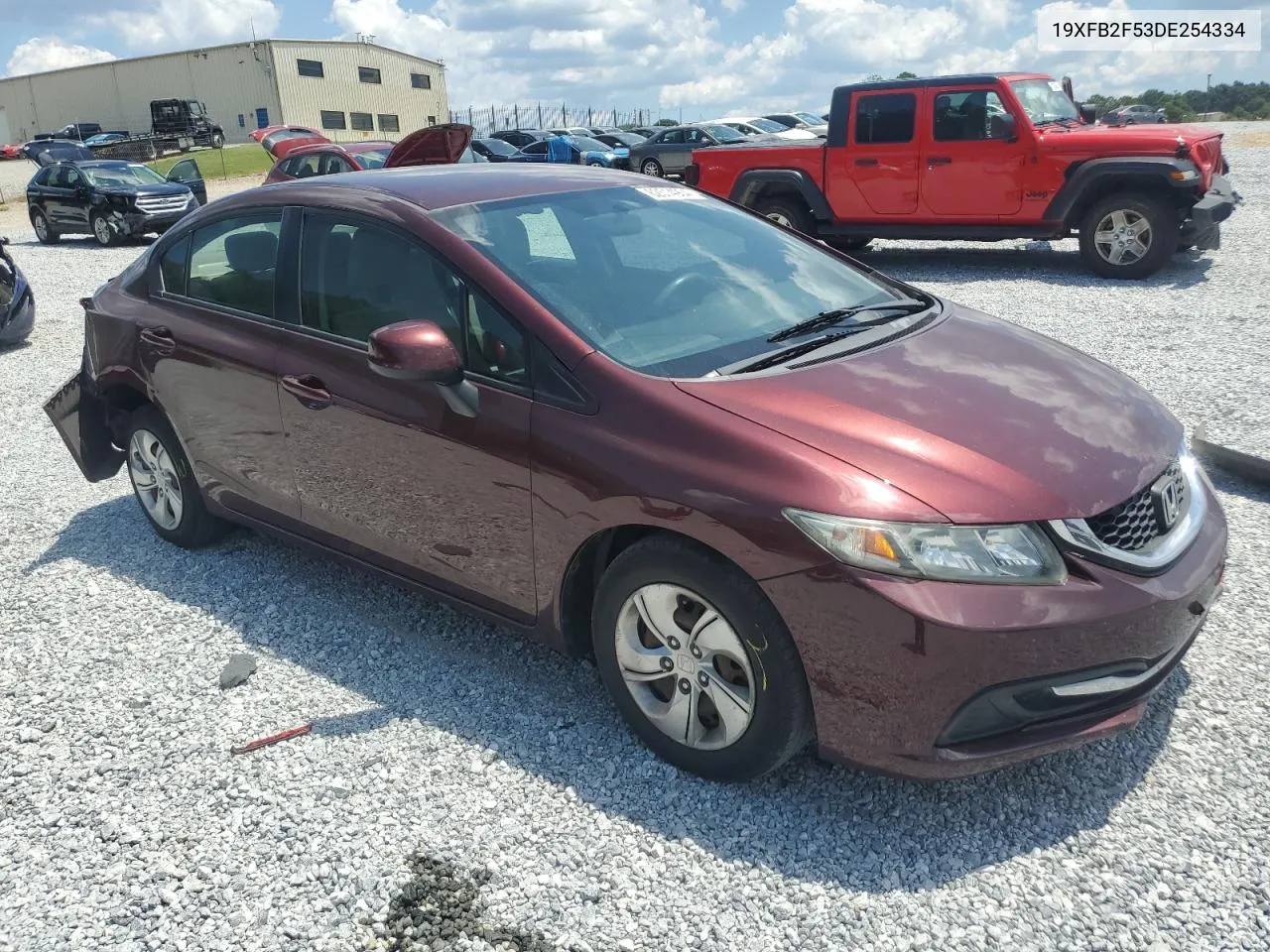 2013 Honda Civic Lx VIN: 19XFB2F53DE254334 Lot: 62514904