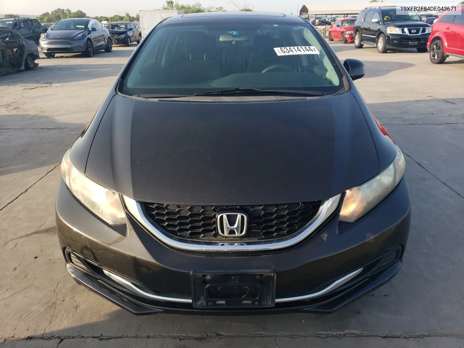 2013 Honda Civic Ex VIN: 19XFB2F84DE043671 Lot: 63414144