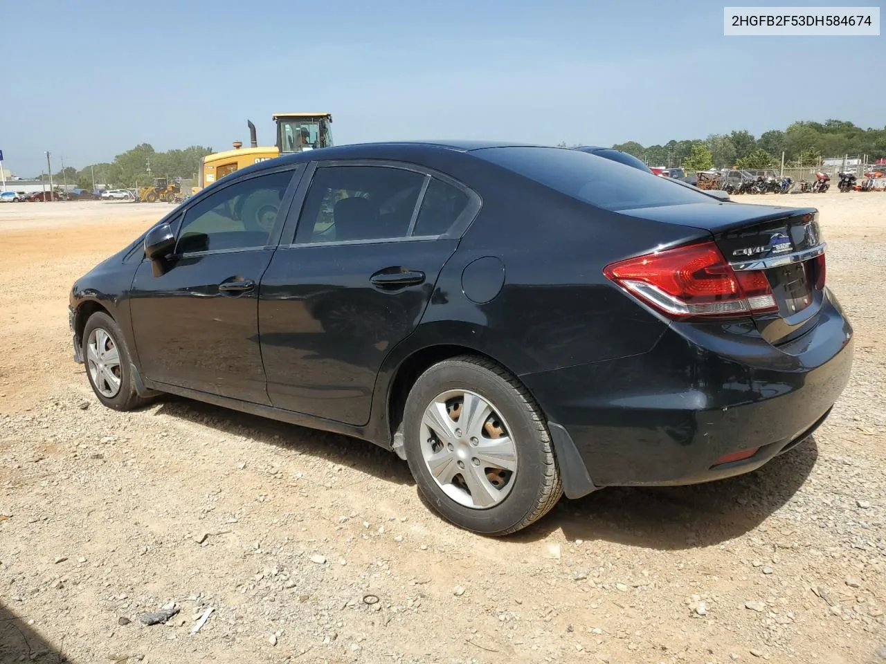 2013 Honda Civic Lx VIN: 2HGFB2F53DH584674 Lot: 65346204