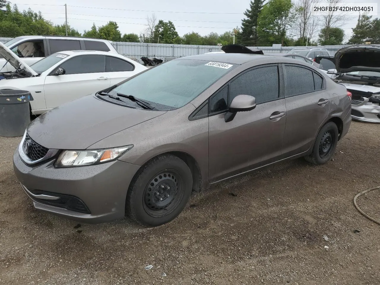 2HGFB2F42DH034051 2013 Honda Civic Lx