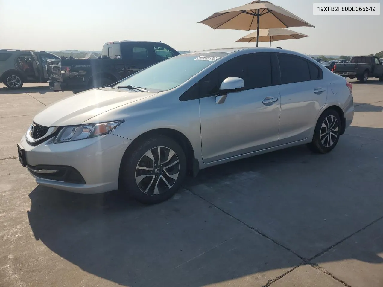 2013 Honda Civic Ex VIN: 19XFB2F80DE065649 Lot: 65928514