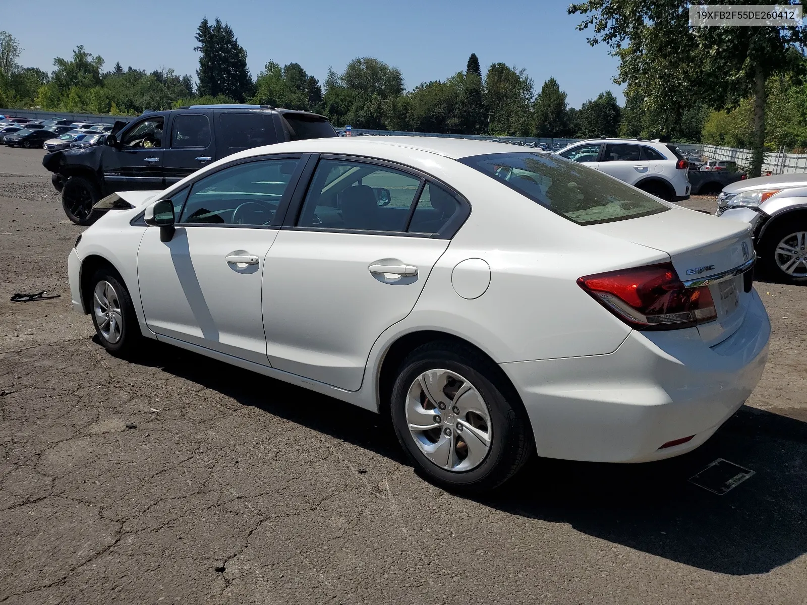 2013 Honda Civic Lx VIN: 19XFB2F55DE260412 Lot: 66359094