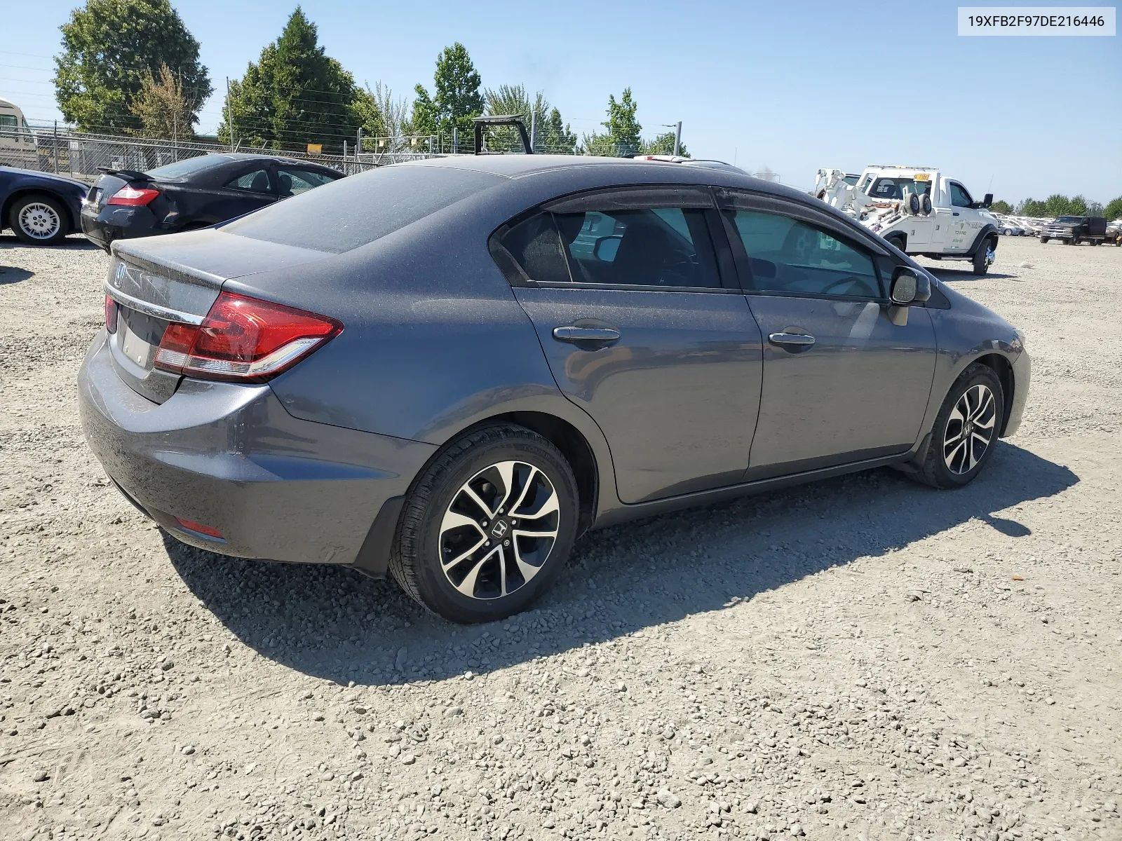 2013 Honda Civic Exl VIN: 19XFB2F97DE216446 Lot: 66401694