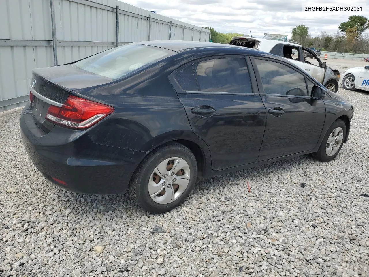 2013 Honda Civic Lx VIN: 2HGFB2F5XDH302031 Lot: 66557144