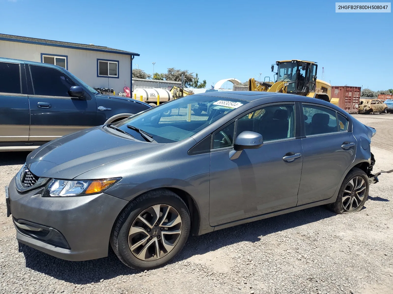 2013 Honda Civic Ex VIN: 2HGFB2F80DH508047 Lot: 66630544