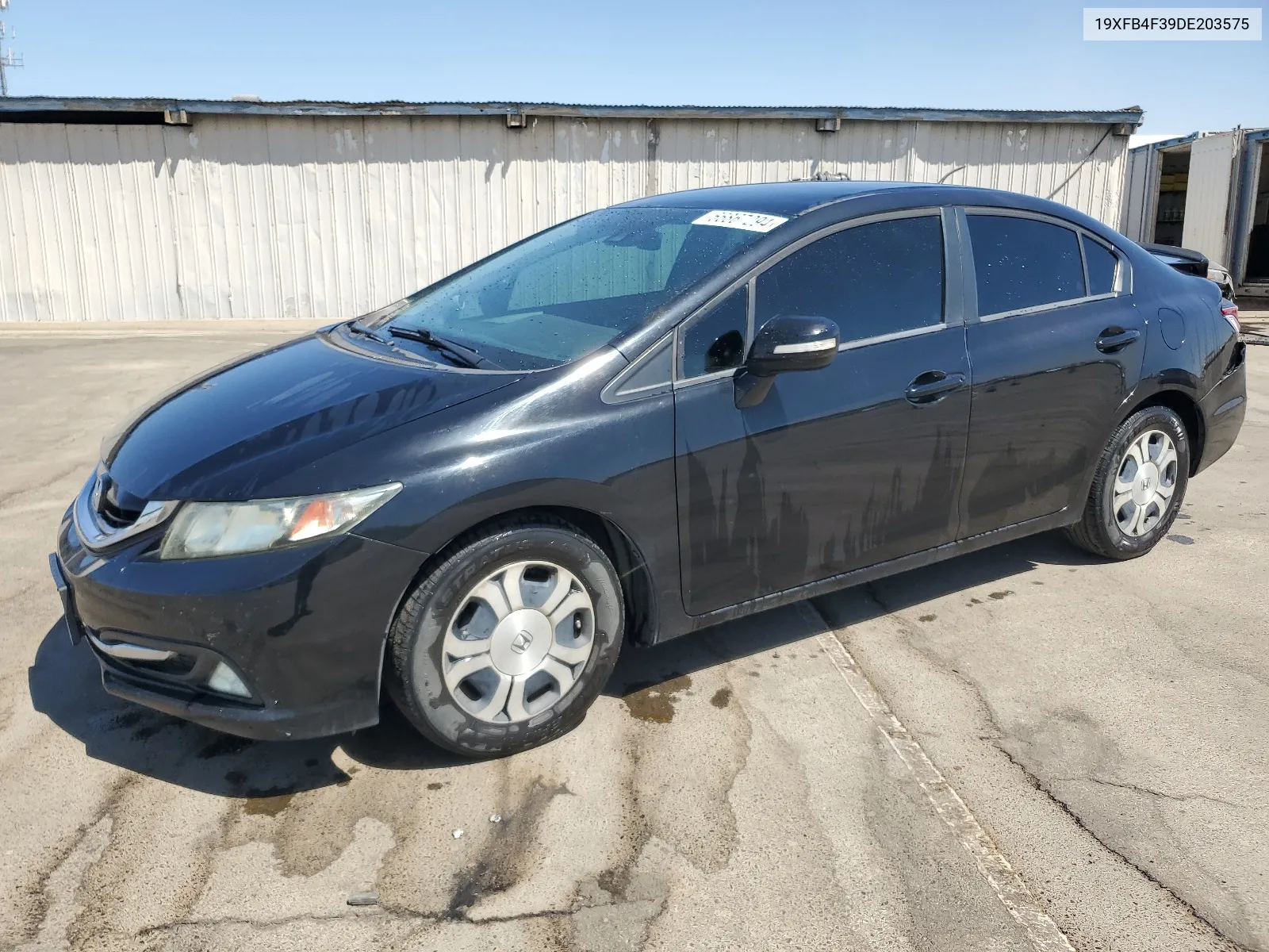 2013 Honda Civic Hybrid L VIN: 19XFB4F39DE203575 Lot: 66867294