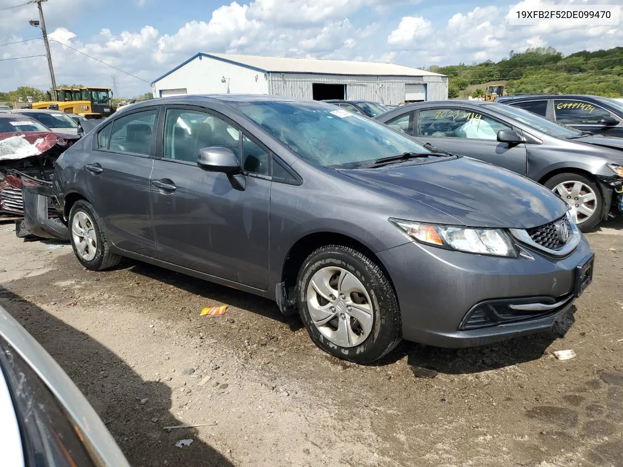 2013 Honda Civic Lx VIN: 19XFB2F52DE099470 Lot: 67155304