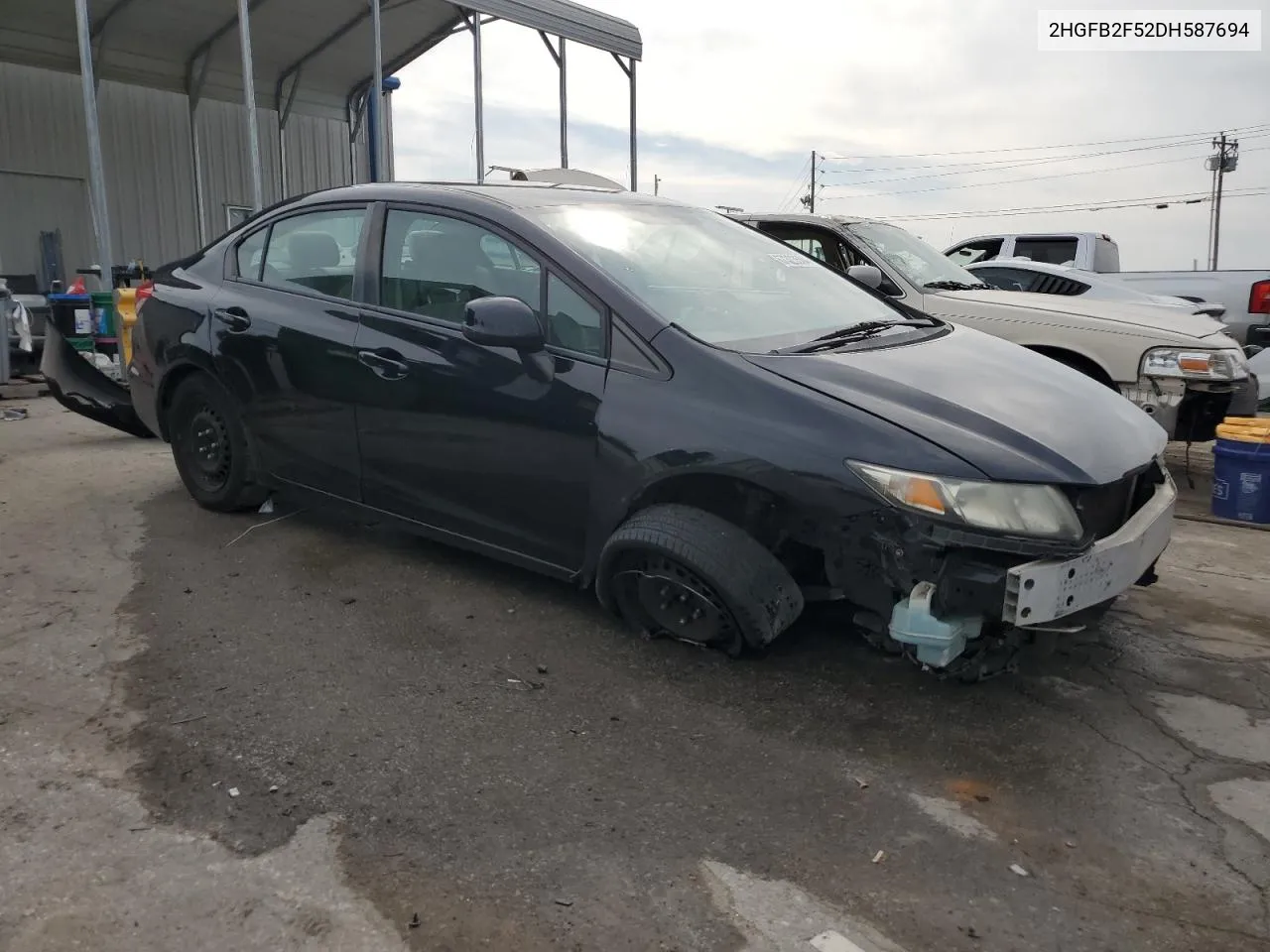 2HGFB2F52DH587694 2013 Honda Civic Lx