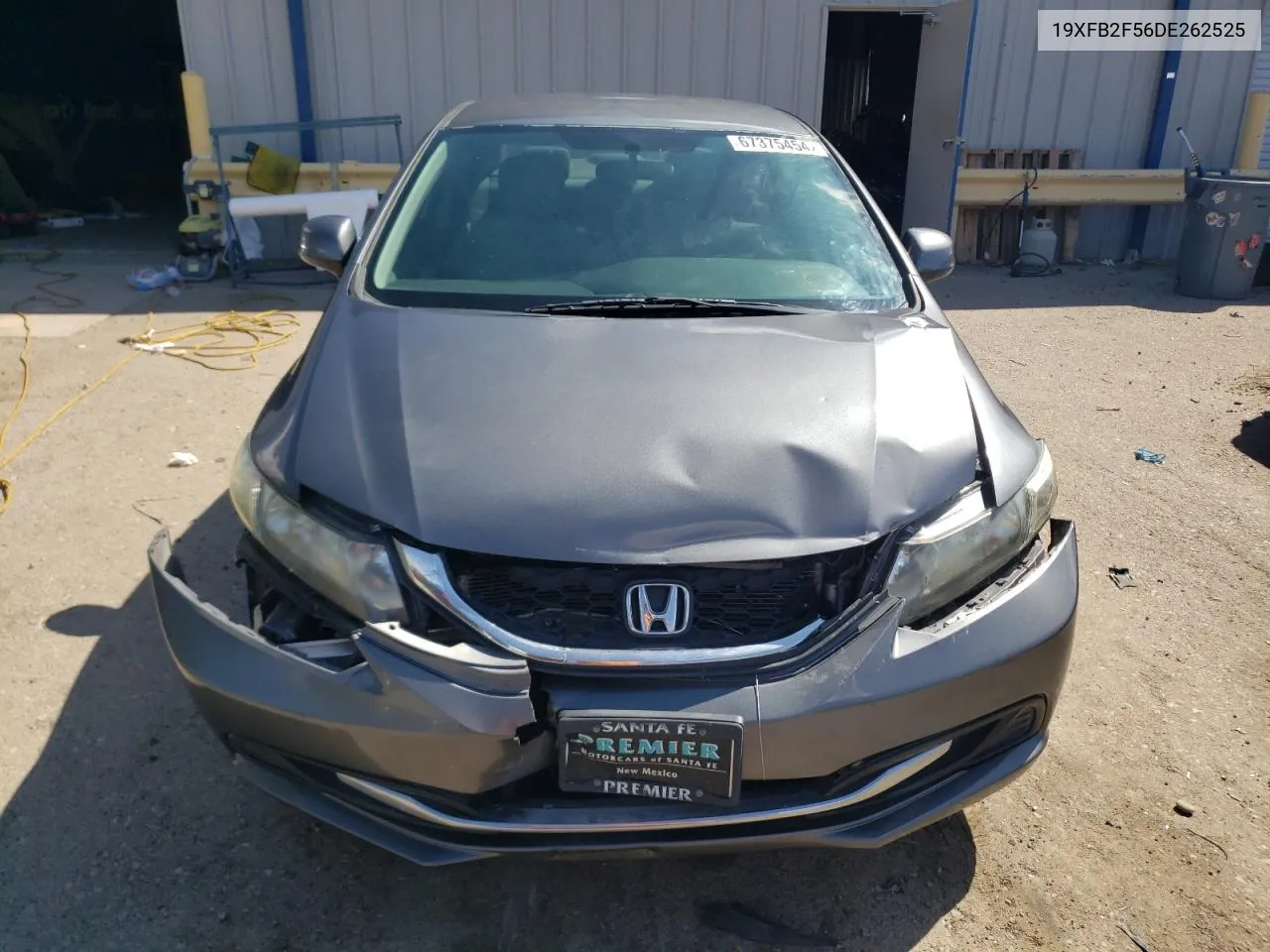 2013 Honda Civic Lx VIN: 19XFB2F56DE262525 Lot: 67375454