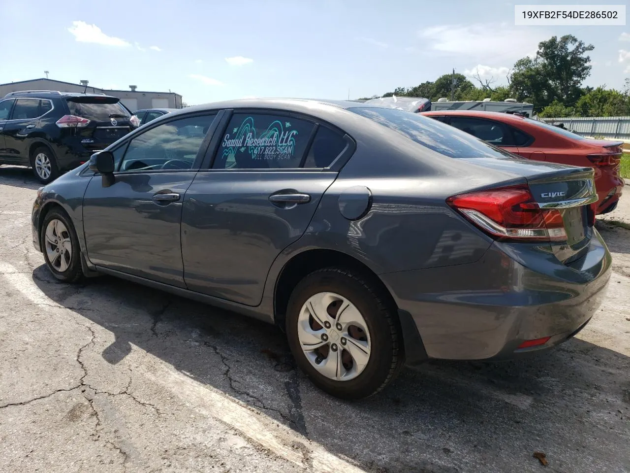 2013 Honda Civic Lx VIN: 19XFB2F54DE286502 Lot: 67732274